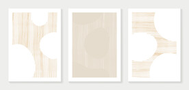 抽象线条装饰画