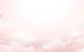 卡通云雾彩色背景