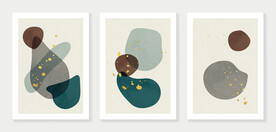 几何抽象色彩装饰画