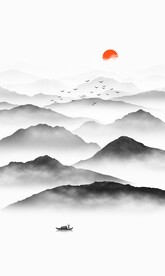 水墨山水