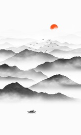 水墨山水
