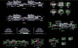 古建筑CAD规划图