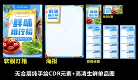 生鲜海报和推广