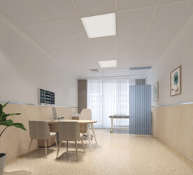 医院诊室设计案例效果图