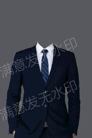 男士形象照半身西装