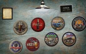 复古酒吧背景墙 怀旧背景