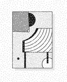  创意几何线条海报