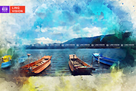 云南优美的泸沽湖