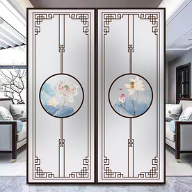 高清分层彩白彩隔断写真图