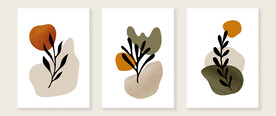 时尚植物装饰画