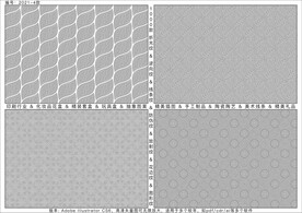 折光纹 逆向纹 线条纹 防伪纹