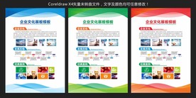 企业文化展板模板