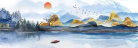 意境山水装饰画