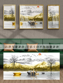 金山麋鹿装饰画