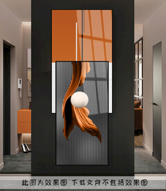 抽象叠加装饰画