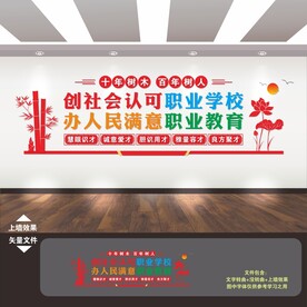 职业教育文化墙