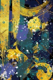 高端抽象泼墨油画