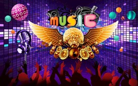 KTV酒吧夜店唱吧背景墙