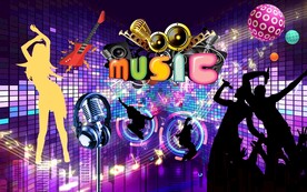 KTV酒吧包厢背景墙图片