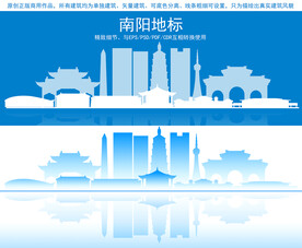 南阳地标建筑剪影