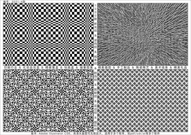 折光纹 逆向纹 线条纹 防伪纹