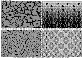 折光纹 逆向纹 线条纹 防伪纹