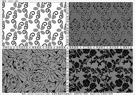 折光纹 逆向纹 线条纹 防伪纹