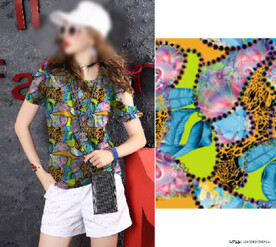 大牌  女装  豹纹   绳子