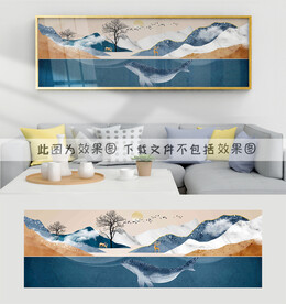 鲸鱼装饰画
