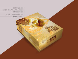 金枕榴莲包装 平面图