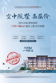 地产节点价值点促销刷屏海报