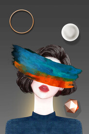 玄关画 美女装饰画