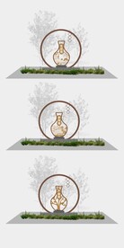 美丽乡村酒文化小景观标识小品牌