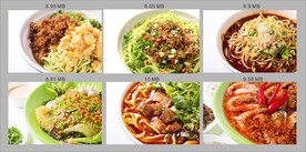 重庆小吃 面 冒菜