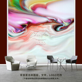 简约时尚电视背景墙