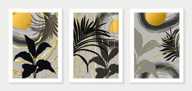 植物叶子装饰画