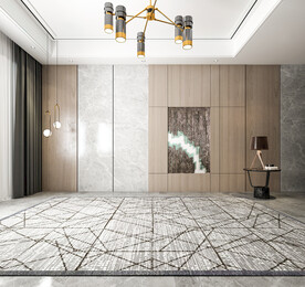 现代客厅背景墙