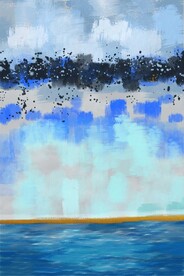 高端抽象风景油画