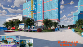 建筑工地设计【动画源文件可改】