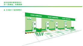 充电站充电桩群