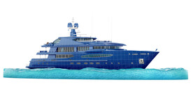 游艇轮船模型样机PSD素材