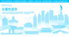 无锡地标建筑剪影