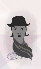 北美装饰画摩登女郎