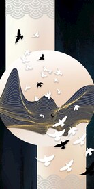 新中式玄关挂画装饰画