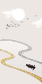 装饰画玄关挂画简约轻奢一帆风顺