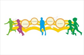 健康运动主题造型