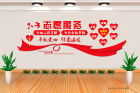 志愿服务文化墙