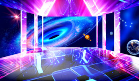 宇宙星空立体画