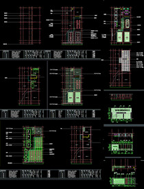 汽车美容店装饰图纸
