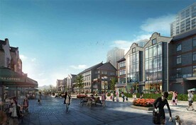 商业购物街效果图